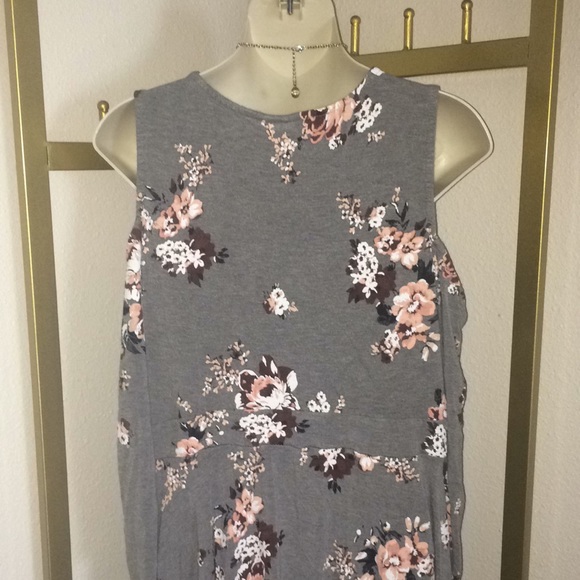 Torrid Cold Shoulder Floral Print Dress - Picture 6 of 9